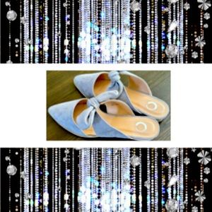 NWOT JOURNEE GRAY FLATS WITH BOW ACCENT